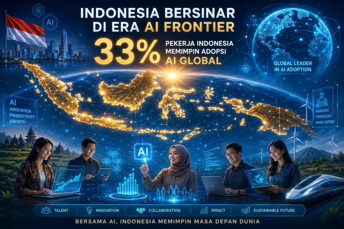 33% Pekerja Indonesia 'Frontier AI'! Dua Kali Lipat Rata-Rata Dunia