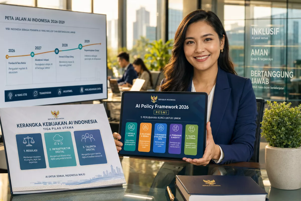 AI Policy Framework 2026 Resmi! Ini 5 Hal yang Berubah untuk UMKM