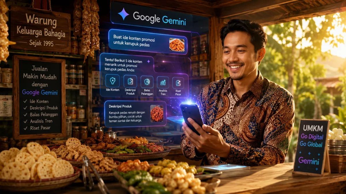 Cara Gratis Pakai Google Gemini AI untuk UMKM (Panduan 2026)