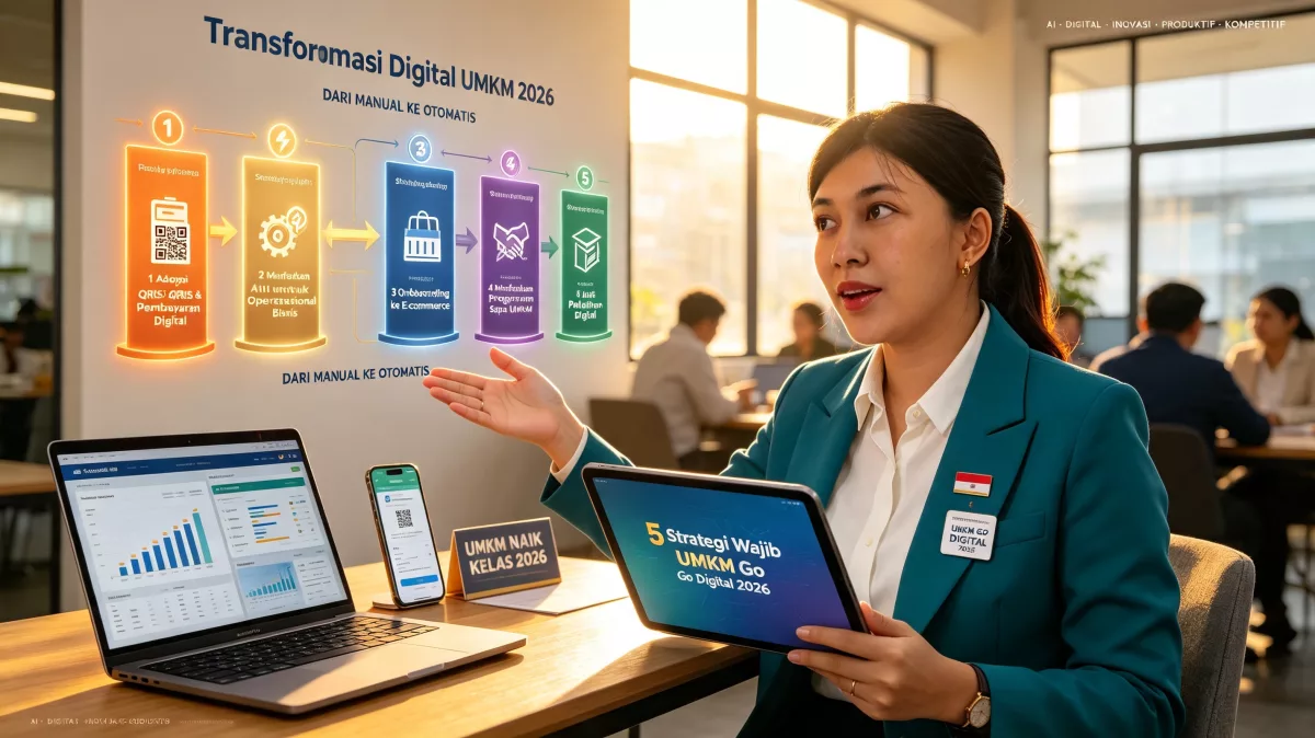 UMKM Go Digital 2026: 5 Strategi Adopsi AI dan Transformasi Digital yang Wajib Dilakukan