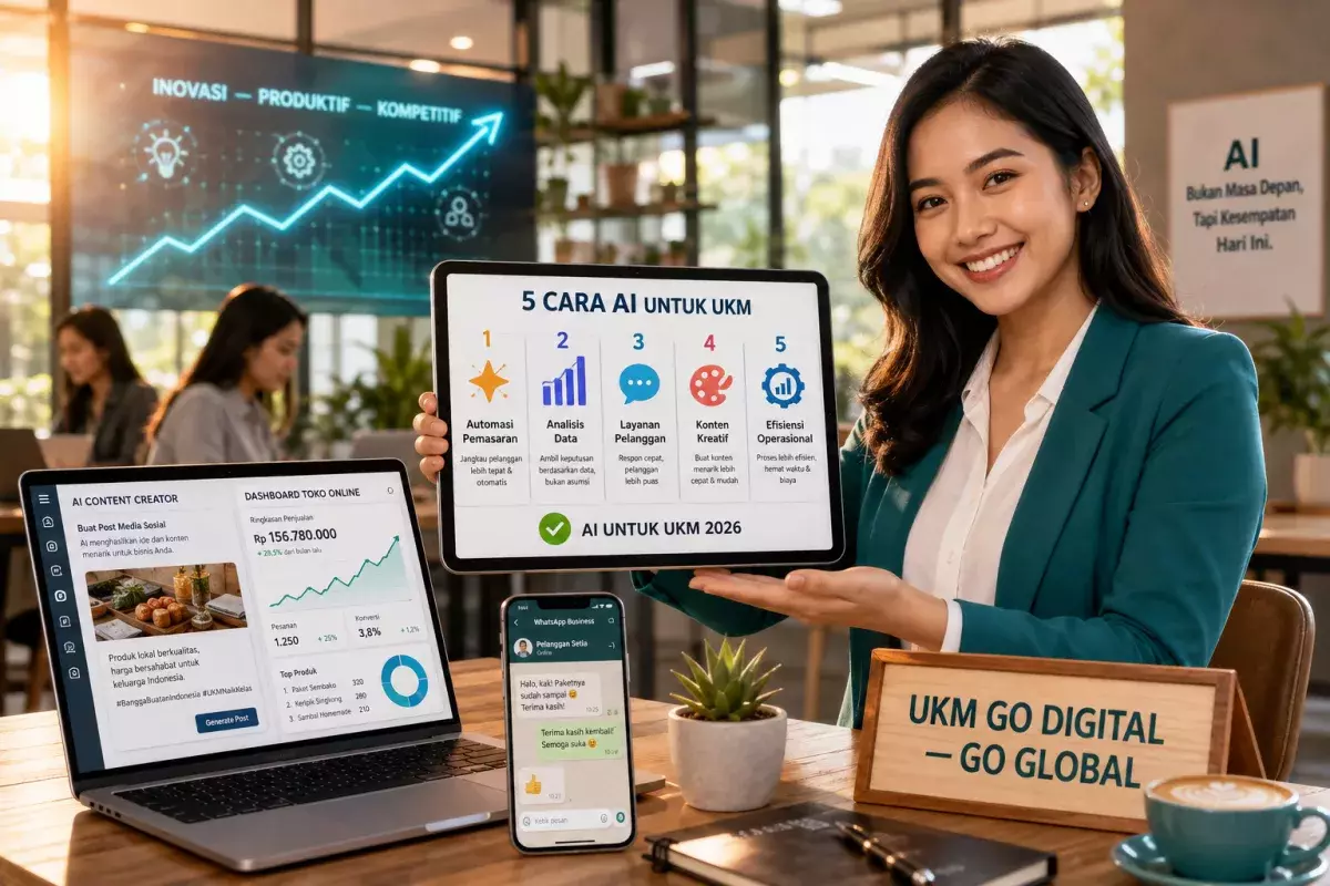 AI untuk UKM 2026: 5 Cara Menggunakan AI untuk Bisnis Kecil