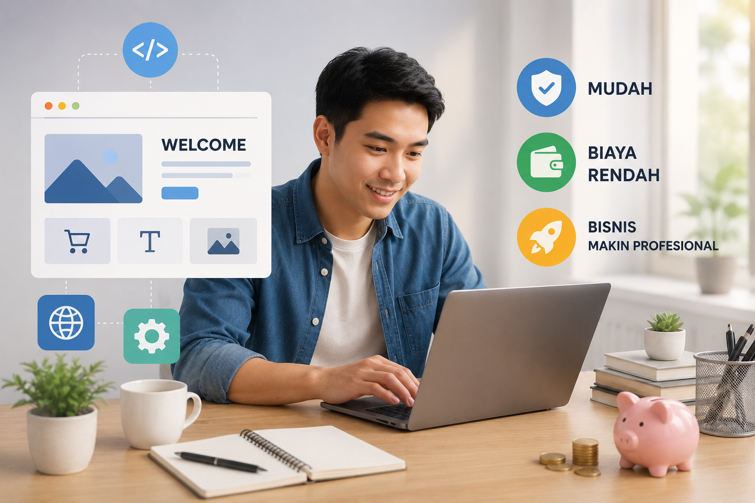 Cara Membuat Website Bisnis Sendiri dengan Biaya Rendah